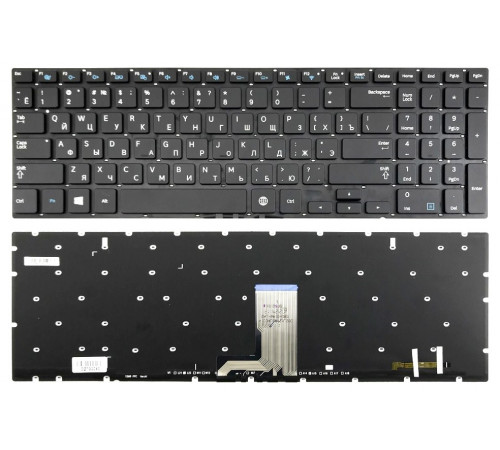 Клавиатура для ноутбука Samsung NP670Z5E-X02, NP670Z5E-X01, NP670Z5E, NP680Z5E, NP780Z5E, NP770Z5E, NP880Z5E, NP870Z5G-X01 черная