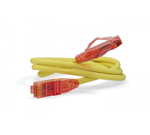 PC-LPM-UTP-RJ45-RJ45-C5e-1.5M-LSZH-YL Патч-корд U/UTP, Cat.5е (100% Fluke Component Tested), LSZH, 1.5 м, желтый Hyperline