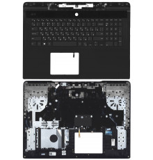 Клавиатура для ноутбука Dell G7 7790 17-7790 черная с подсветкой топ-панель