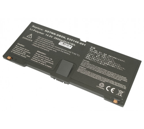 Аккумуляторная батарея для ноутбука HP Compaq ProBook 5330m (HSTNN-DB0H) 41-44Wh OEM черная