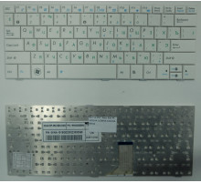 Клавиатура для ноутбука Asus Eee PC 1005HA, 1008HA, 1001HA белая