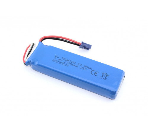 Аккумулятор Li-Pol 7.4v 7534100 2700mah разъем EC2