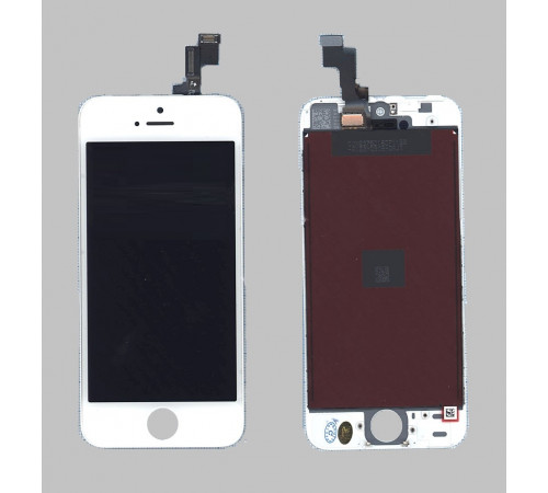 iPhone 5S - дисплей в сборе с тачскрином, белый ORG