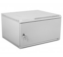 Шкаф телекоммуникационный настенный ЦМО ШРН-Э, 19", 6U, 345х600х500 мм (ВхШхГ), дверь: металл, разборный, цвет: серый ШРН-Э-6.500.1