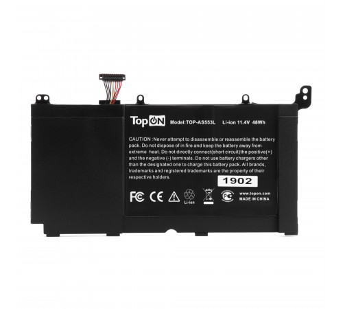 Аккумулятор для ноутбука Asus S551, R553L, V551 11.4V 4110mAh PN: B31N1336