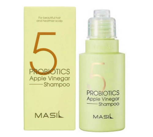 Masil Шампунь для волос от перхоти с яблочным уксусом / 5 Probiotics Apple Vinegar Shampoo, 50 мл