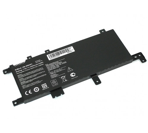 Аккумуляторная батарея для ноутбука Asus X542U (C21N1634) 7.6V 4400mAh OEM