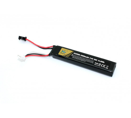 Аккумулятор Li-Pol 7.4V 452096 2000mAh разъем SM