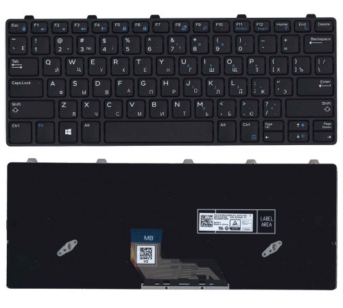 Клавиатура для ноутбука Dell Latitude 13 3380 3180 черная