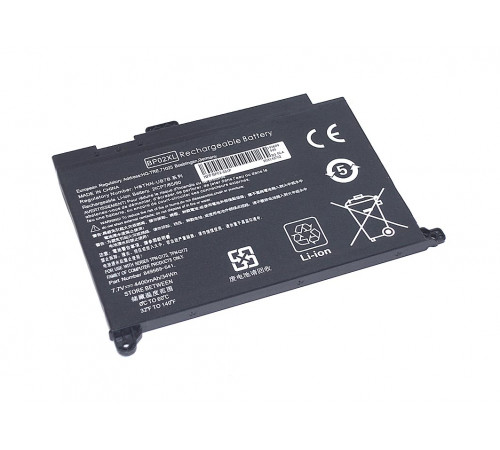 Аккумуляторная батарея для ноутбука HP Pavilion Notebook PC 15 (BP02-2S1P) 7.7V 4400mAh OEM черная