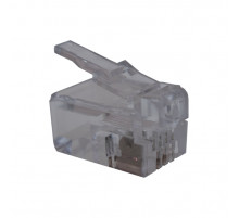 Коннекторы 4P4C (RJ-11) (100 pcs)