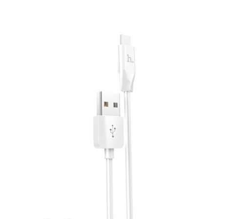 Кабель USB HOCO X1 Rapid, USB - Type-C, 2.1А, 1м, белый