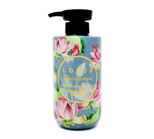 Jigott  Парфюмированный шампунь с экстрактом лотоса / Lotus Perfume Shampoo, 500 мл