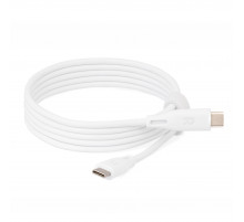 Кабель TopON USB Type-С - USB Type-C 100W (20V 5A) 1.5 м, белый TOP-TCW