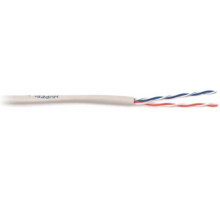 UUTP2-C5-P24-IN-LSZH-GY-500 (500 м) Кабель витая пара, неэкранированная U/UTP, категория 5, 2 пары (24 AWG), многожильный (patсh), LSZH, нг(A)-HF, -20