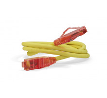 PC-LPM-UTP-RJ45-RJ45-C5e-0.15M-LSZH-YL Патч-корд U/UTP, Cat.5e, LSZH, 0.15 м, желтый Hyperline