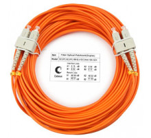 Cabeus FOP-62-SC-SC-20m Шнур оптический duplex SC-SC 62,5/125 mm 20м LSZH