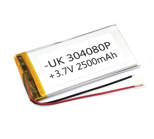 Аккумулятор Li-Pol (батарея) 3*40*80мм 2pin 3.7V/2500mAh