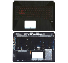 Клавиатура для ноутбука Asus TUF FX705 черная топ-панель