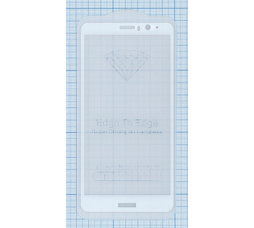 Защитное стекло Полное покрытие для Huawei Mate 9 белое
