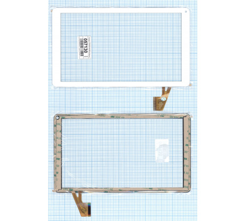 Сенсорное стекло (тачскрин) VTCP010A18-FPC-4.0 белое