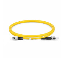 Патч-корд оптический TopLan, дуплексный, FC/UPC-ST/UPC, SM 9/125, 1 м, LSZH