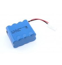 Аккумулятор Ni-Cd 9.6V 1400 mAh AA Row разъем 5559 (4+4)