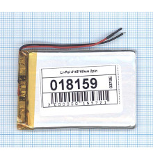 Аккумулятор Li-Pol (батарея) 4*45*60мм 2pin 3.7V/1000mAh