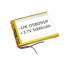 Аккумулятор Li-Pol (батарея) 5*80*95мм 2pin 3.7V/5000mAh