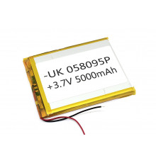 Аккумулятор Li-Pol (батарея) 5*80*95мм 2pin 3.7V/5000mAh