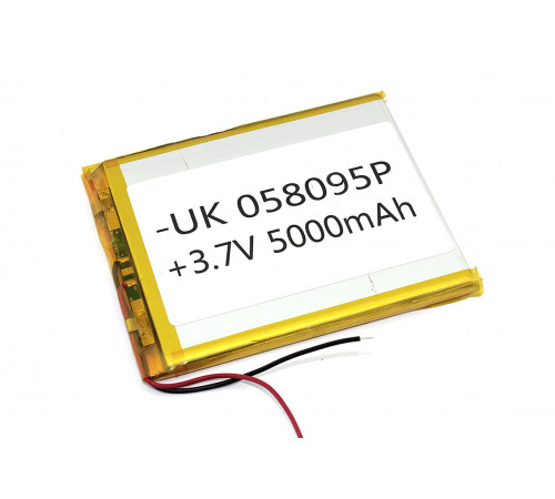 Аккумулятор Li-Pol (батарея) 5*80*95мм 2pin 3.7V/5000mAh