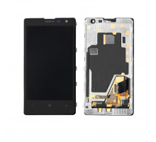Дисплей, матрица и тачскрин для смартфона Nokia Lumia 1020, 4.5" 768x1280, A+. Черный.