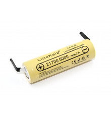 Аккумулятор типа 21700 Li-Ion LiitoKala Lii-50E-N with connectors 5000mAh, 3.7V