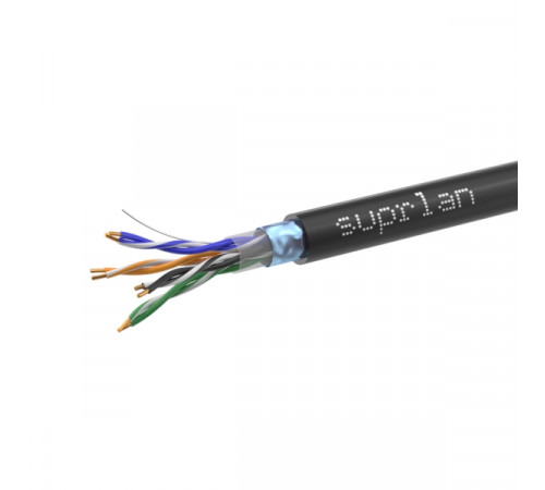 Кабель SUPRLAN Premium FTP Cat.5e 4x2x0,51 Cu PE Outdoor 305м Кабель SUPRLAN Premium FTP Cat.5e 4x2x0,51 Cu PE Outdoor 305м