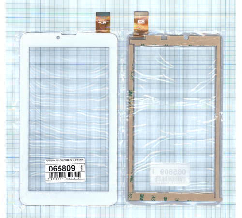 Сенсорное стекло (тачскрин) FPC-DP070002-F4 v00 белое