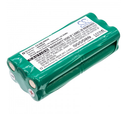 Аккумулятор CS-DML608VX для Dirt Devil M606, M607, M612 1800mAh 14.4V Ni-Mh