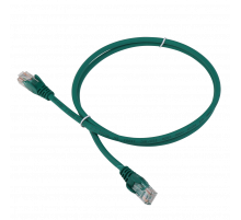 Патч-корд RJ45 - RJ45, 4 пары, UTP, категория 5е, 10 м, зеленый, LSZH, LANMASTER LAN-PC45/U5E-10-GN