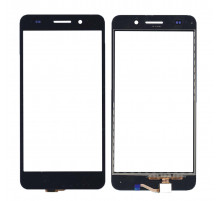 Сенсорное стекло (тачскрин) для Huawei Y6 II LTE (CAM-L21) черное