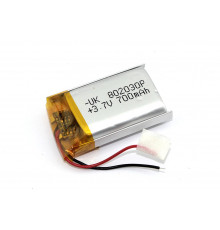 Аккумулятор Li-Pol (батарея) 8*20*30мм 2pin 3.7V/700mAh