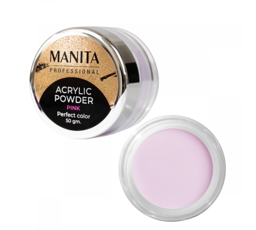 Manita Professional Акриловая пудра мелкодисперсная «Pink», 50 г