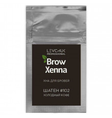 BrowXenna Хна для бровей, шатен №102, 6 г