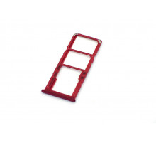 Лоток для SIM-карты Samsung Galaxy A51 (A515F) красный