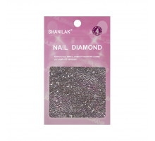 Nail Art Стразы для ногтей №4, серебристый