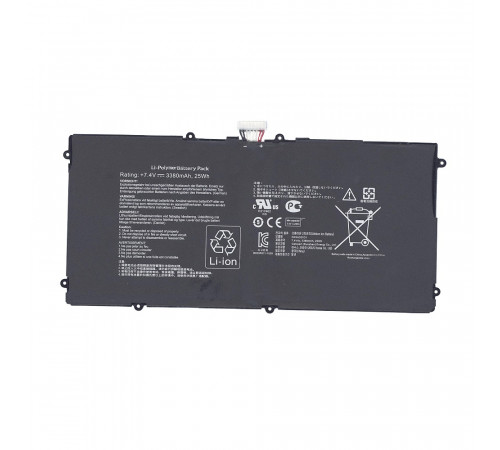 Аккумулятор C21-TF201P для планшета Asus Eee Pad Transformer TF201 Prime 3380mAh