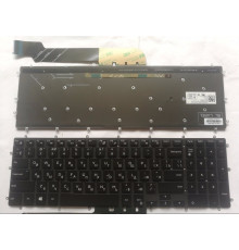 Клавиатура для ноутбука Dell Inspiron G3 15-5565, 15-5570, 15-7566, 17-5775, 15-3579, 15-3779, G5 15-5587, G7 15-7588 черная, без рамки, с подсветкой