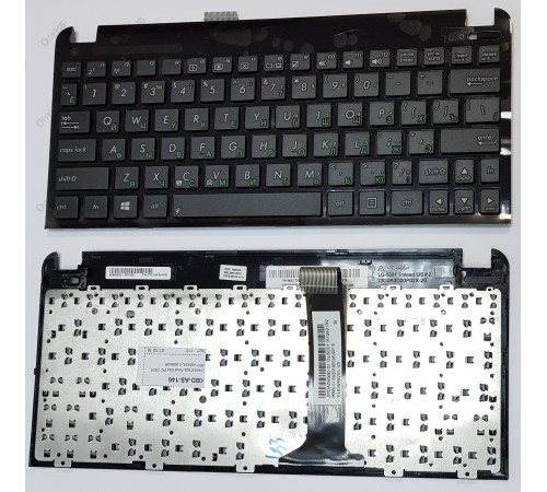 Клавиатура для ноутбука Asus Eee PC 1025, 1025C, 1025CE, 1060 черная, с рамкой