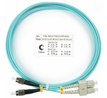 Cabeus FOP-50-SC-FC-2m Шнур оптический duplex SC-FC 50/125 mm OM3 2м LSZH