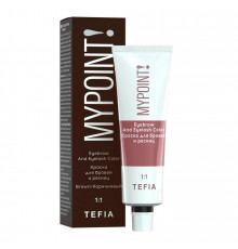 TEFIA Mypoint Краска для окрашивания ресниц и бровей / Eyebrow And Eyelash Color, коричневый, 25 мл