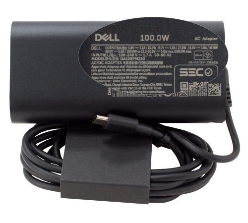 Блок питания (сетевой адаптер) для ноутбуков Dell 20V 5A 100W Type C