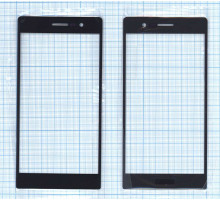 Стекло для Huawei Ascend P7 черное